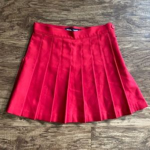 American Apparel Red Cheer Skirt